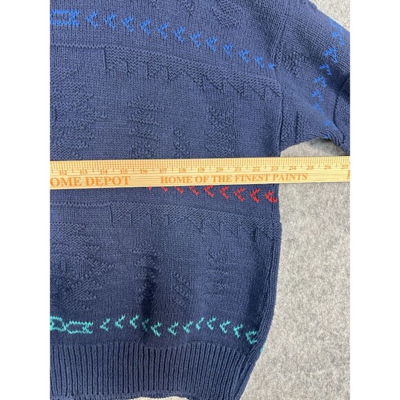 VTG Woolrich Sweater Men's Sz XL Crewneck Southwest Aztec Cabincore Grandpa - Picture 9 of 11